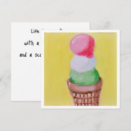 Cartão de Boas Vindas Plano