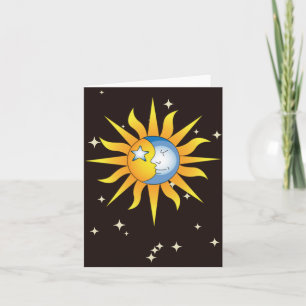Cartão de Boas Vindas Sol & Lua Celestial – Capric