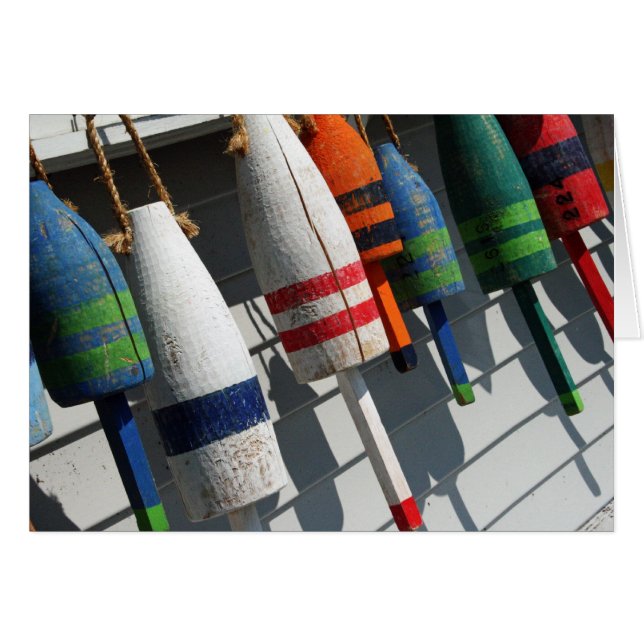 Cartão de Boia de Pesca (Frente horizontal)