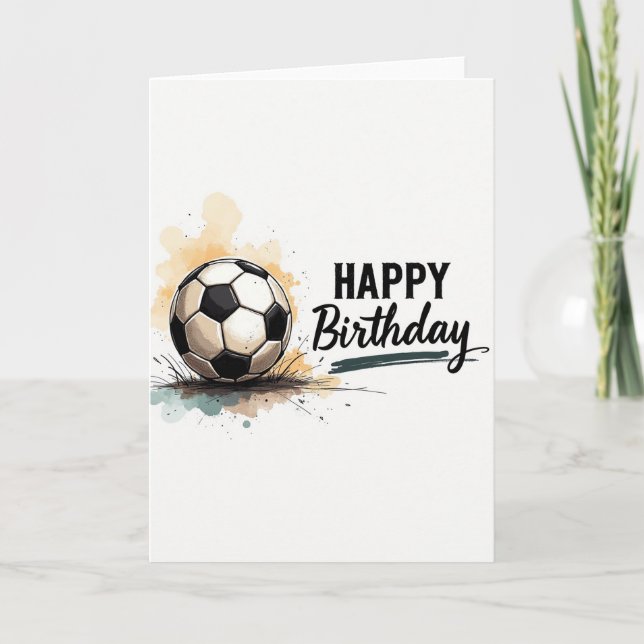 Cartão de Bola de Jogo Alegre (Frente)