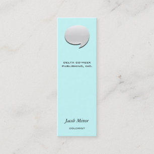 Cartão de bolha do discurso [3d]