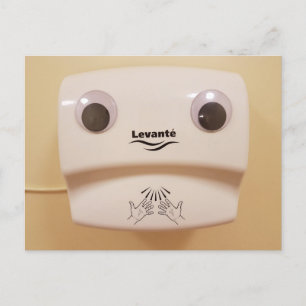 Cartão de bombardeio ocular seco