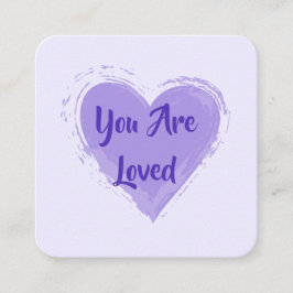 Cartão de bondade: Cartões "Você É Amado"