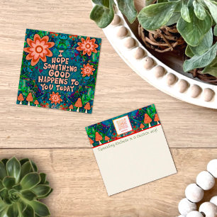 Cartão de bondade de citação do Mushroom