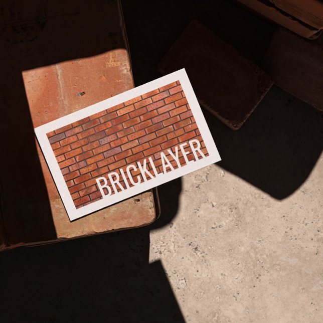 Cartão de Borda Branca de Pedra do Camador de Pedr (Perfect for business)