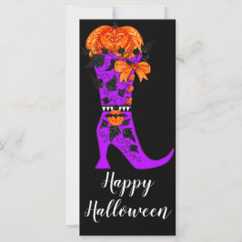 Cartão de Bruxa Fashionista