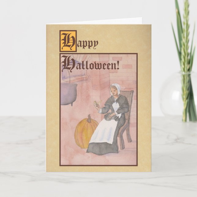 Cartão de Bruxa Salem (Frente)