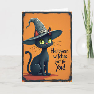 Cartão de Bruxas de Halloween para Você