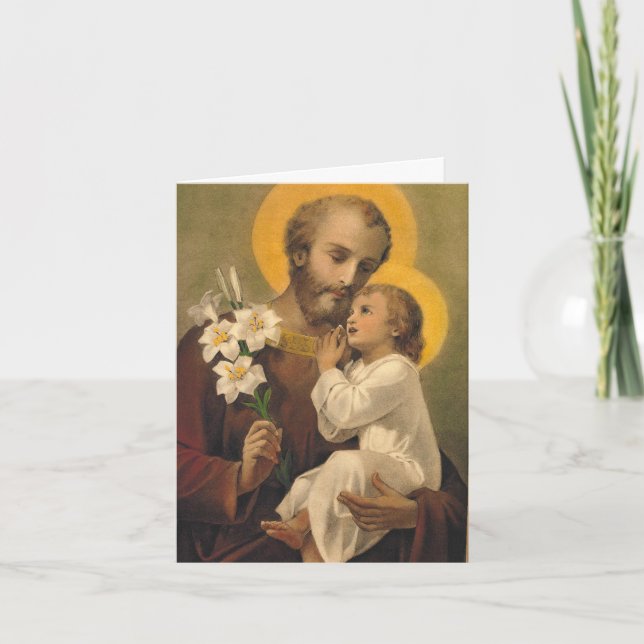 Cartão de Buquê Espiritual de São José (Frente)