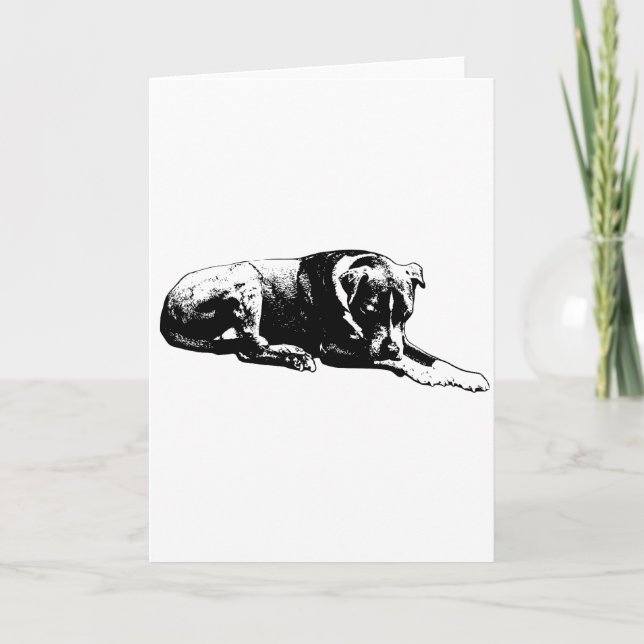 Cartão de Cachorro Claro (Frente)