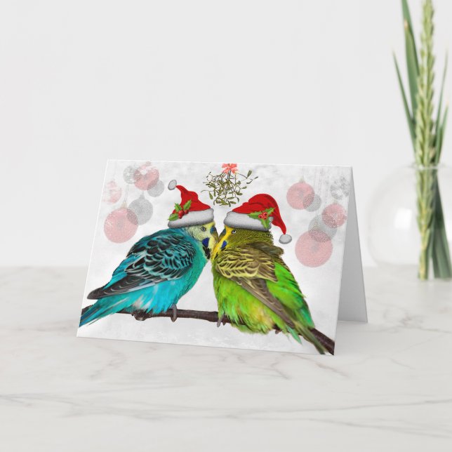 Cartão de Cachorros de Natal (Frente)