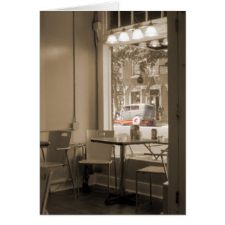 Cartão de Café de Rod Quente