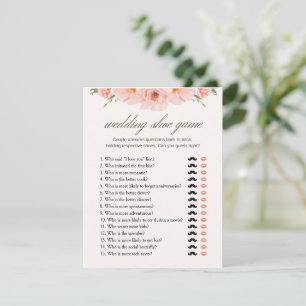 Cartão de Calçado de Casamento de Chá de panela Fl