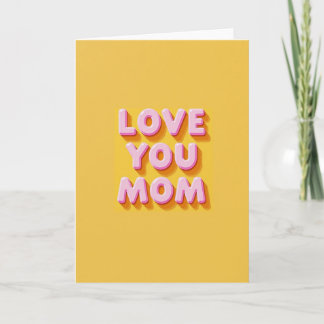 Cartão de Calêndula de Amor à Mamãe