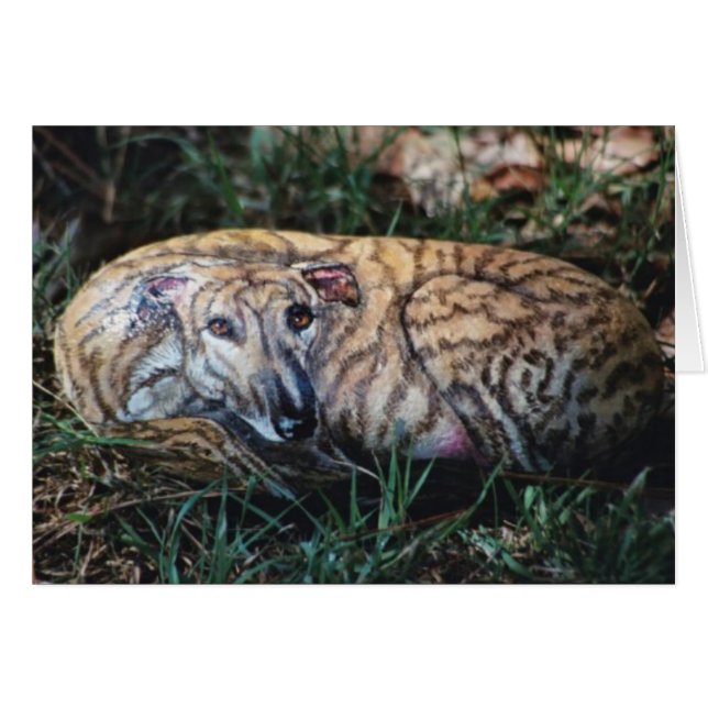 Cartão de cão "Andy" (Frente Horizontal)