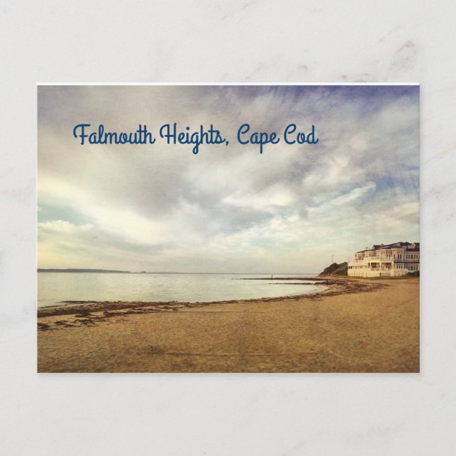 Cartão de Cape Cod (alturas de Falmouth) (Frente)