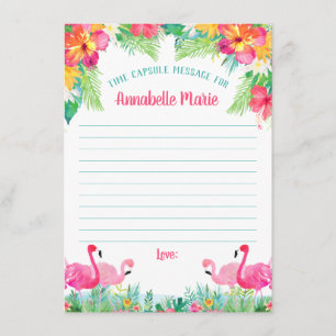 Cartão de Cápsula de Primeiro Aniversário