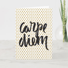 Cartão de Carpe Diem