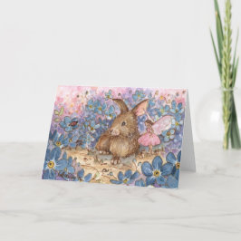 Cartão De "cartão Rosey & de batedor"