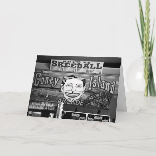 Cartão de "cartão vazio 50c Skeeball" (Frente)