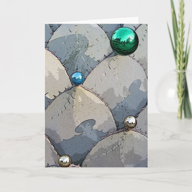 Cartão de cartões de natal da agave (Frente)