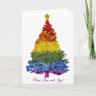 Cartão de Cartões de natal da árvore de Natal d