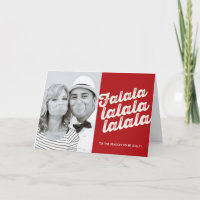 Cartão de Cartões de natal de Foto de Natal Falala