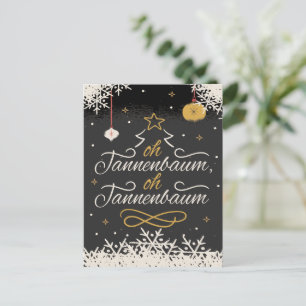 CARTÃO DE CARTÕES DE NATAL DE NATAL ALEMÃO