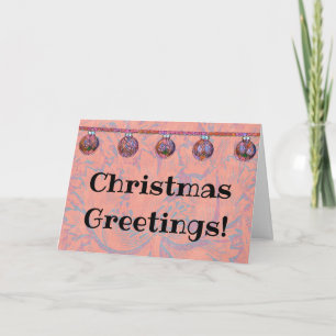 Cartão de Cartões de natal de Natal Artsy Art Deco