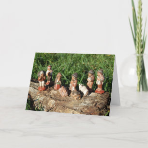 Cartão de Cartões de natal de Natal da Cena de N
