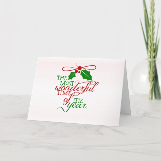 Cartão de Cartões de natal de Natal maravilhoso (Frente)