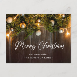 Cartão de Cartões de natal de Natal Pine Cones