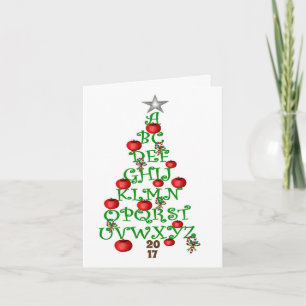 Cartão de Cartões de natal do professor