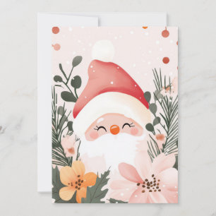 Cartão de Cartões de natal festivo e cortado