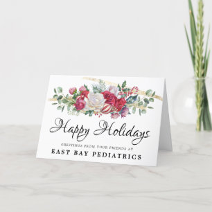 Cartão de Cartões de natal Greenery de Natal