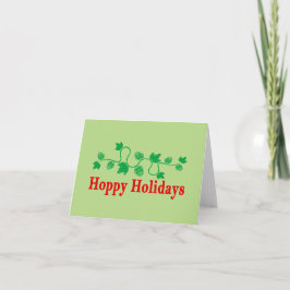 Cartão de cartões de natal Hoppy
