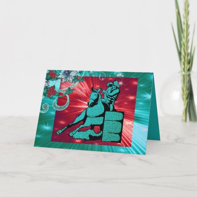 Cartão de cartões de natal ocidental do piloto do (Frente)