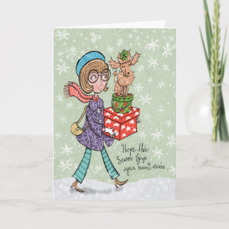 Cartão de cartões de natal realmente realmente