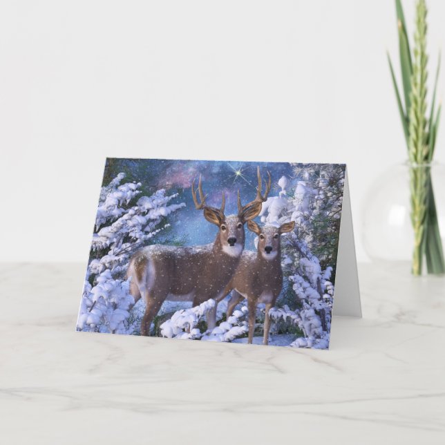 Cartão de Cartões de natal "Véspera de Natal" (Frente)