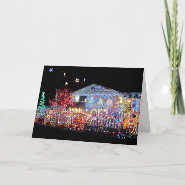 Cartão de Casa de Natal (Frente)