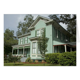 Cartão de Casa Vitoriano Verde