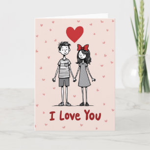 Cartão de Casal Eu Te Amo