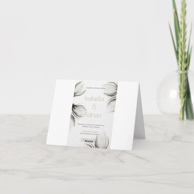 cartão de casamento (Verso)