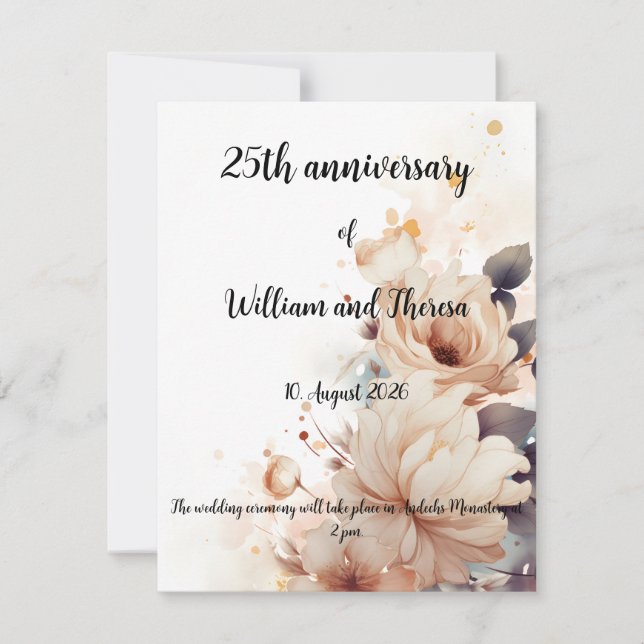 Cartão de Casamento (Frente)