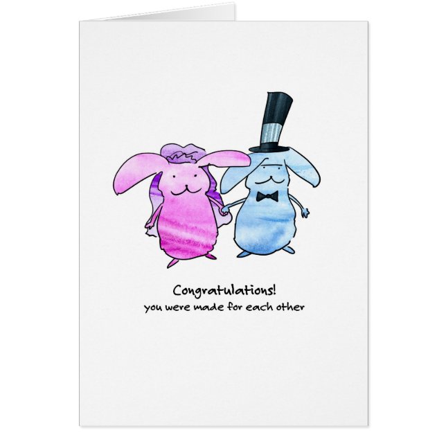 Cartão de casamento (Frente)