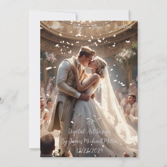 cartão de casamento (Frente)