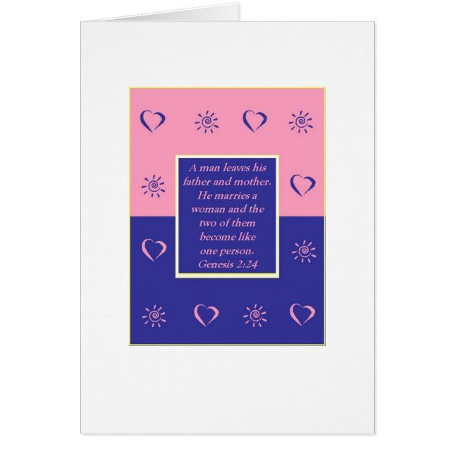 Cartão de casamento (Frente)