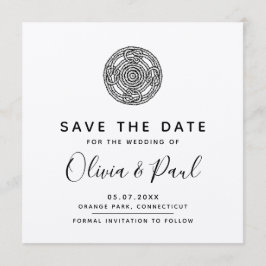 Cartão de Casamento de Boho estilo celta para Salv