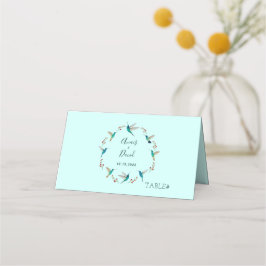 Cartão de Casamento de Hummingbird Summer Place