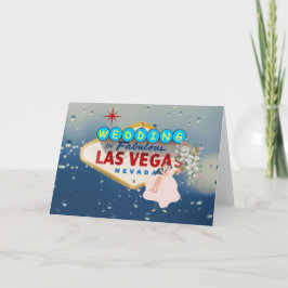 Cartão de Casamento de Las Vegas